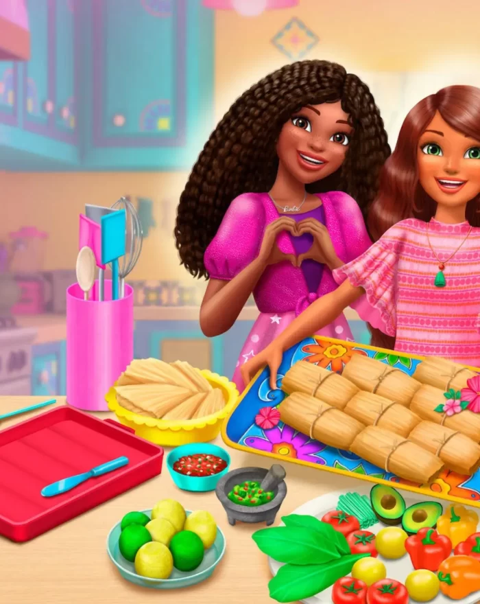 Em "Barbie e Teresa: Receita Para Amizade", Barbie 'Brooklyn' Roberts, Barbie 'Malibu' Roberts, e suas melhores amigas Teresa e Nikki vão para Nova York nas férias para ajudar no lançamento do novo restaurante da prima de Teresa. Inspirada por suas receitas de família, Teresa e suas amigas aprendem sobre sua herança mexicana enquanto se preparam para a grande inauguração. 'Brooklyn' acaba sobrecarregada quando também aceita ajudar sua amiga Emmie, e 'Malibu' sente dificuldade em lidar com seus sentimentos quando 'Brooklyn' a decepciona. Enquanto isso, Teresa tenta recriar perfeitamente a receita de tamales de sua avó.