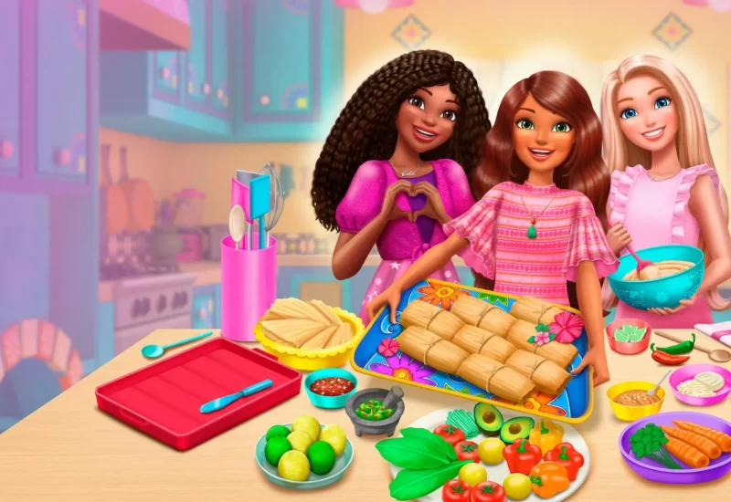Em "Barbie e Teresa: Receita Para Amizade", Barbie 'Brooklyn' Roberts, Barbie 'Malibu' Roberts, e suas melhores amigas Teresa e Nikki vão para Nova York nas férias para ajudar no lançamento do novo restaurante da prima de Teresa. Inspirada por suas receitas de família, Teresa e suas amigas aprendem sobre sua herança mexicana enquanto se preparam para a grande inauguração. 'Brooklyn' acaba sobrecarregada quando também aceita ajudar sua amiga Emmie, e 'Malibu' sente dificuldade em lidar com seus sentimentos quando 'Brooklyn' a decepciona. Enquanto isso, Teresa tenta recriar perfeitamente a receita de tamales de sua avó.