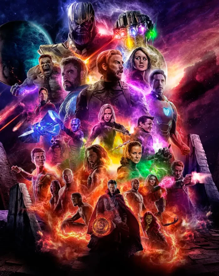 Em "Vingadores: Ultimato", após os eventos devastadores de "Vingadores: Guerra Infinita", o universo está em ruínas devido aos esforços do Titã Louco, Thanos. Com a ajuda de aliados remanescentes, os Vingadores devem se reunir mais uma vez a fim de desfazer as ações de Thanos e restaurar a ordem no universo de uma vez por todas, não importando as consequências.