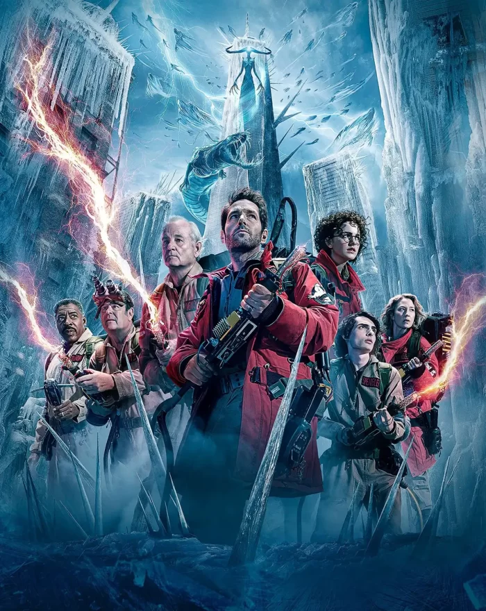 Em "Ghostbusters: Apocalipse de Gelo", a família Spengler retorna para onde tudo começou: a famosa estação de bombeiros em Nova York. Eles pretendem se unir com os caça-fantasmas originais que desenvolveram um laboratório ultra secreto de pesquisa para levar a caça aos fantasmas a outro nível, mas quando a descoberta de um artefato antigo libera uma grande força do mal, os Ghostbusters das duas gerações precisam juntar as forças para proteger suas casas e salvar o mundo de uma segunda Era do Gelo.