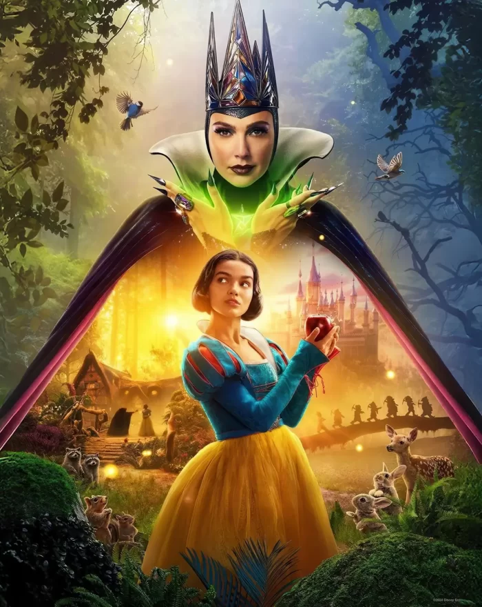 Em "Branca de Neve", quando a Rainha Má manda matarem sua enteada por inveja de sua beleza, Branca de Neve foge do reino. Ela percorre a floresta e acha uma casinha onde vivem sete anões amigáveis com quem passa viver. Porém, a moça ainda não está a salvo, já que a bruxa planeja dar um fim a sua vida com uma maçã envenenada.