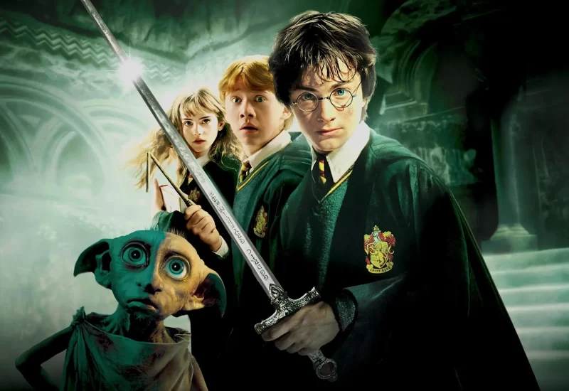 Em "Harry Potter e a Câmara Secreta", carros voadores, árvores que lutam e um misterioso elfo, com um aviso ainda mais misterioso. Harry Potter está pronto para dar início ao segundo ano de sua maravilhosa jornada no mundo da bruxaria. Em Hogwarts nesse ano, aranhas falam, cartas dão broncas e a habilidade de Harry para falar com cobras voltará contra ele. De clubes de duelo a jogadores de quadribol desonestos, esse será um ano de aventura e perigo para todos. Quando a mensagem sangrenta na parede anuncia que a Câmara Secreta foi aberta, Harry, Rony e Hermione percebem que para salvar Hogwarts será preciso muita mágica e coragem. Confira essa enfeitiçante adaptação do segundo livro da obra da escritora J.K. Rowling e prepare-se para ficar petrificado quando Harry Potter demonstrar que, mais que um bruxo, é um verdadeiro herói.