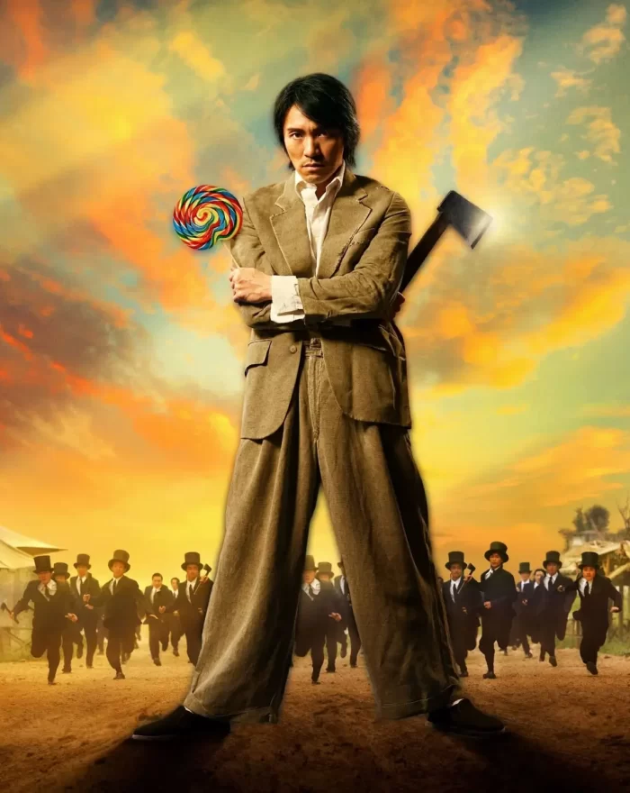 "Kung-Fusão". Em uma cidade controlada pela gangue Axe, o ladrão de segunda categoria Sing quer desesperadamente se tornar um membro. Ele vai para um cortiço comandado por excêntricos senhorios que se revelam mestres do kung-fu disfarçados. As ações de Sing eventualmente acabam provocando um explosivo confronto de kung-fu entre a gangue Axe e os senhorios. Apenas um lado irá vencer e apenas um herói irá emergir como o maior mestre do kung-fu de todos.