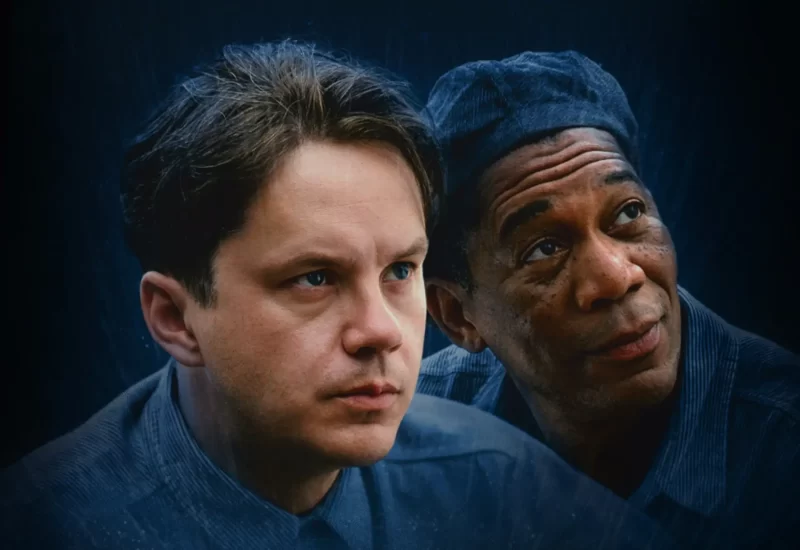 Em "Um Sonho de Liberdade", no ano de 1946, Andy Dufresne, um banqueiro jovem e bem sucedido, tem a sua vida radicalmente modificada ao ser condenado por um crime que nunca cometeu, o homicídio de sua esposa e do amante dela. Ele é mandado para uma prisão que é o pesadelo de qualquer detento: a Penitenciária Estadual de Shawshank, no Maine. Lá ele irá cumprir a pena perpétua. Andy logo será apresentado a Warden Norton, o corrupto e cruel agente penitenciário, que usa a Bíblia como arma de controle e ao Capitão Byron Hadley que trata os internos como animais. Andy faz amizade com Ellis Boyd Redding, um prisioneiro que cumpre pena há 20 anos e controla o mercado negro da instituição.