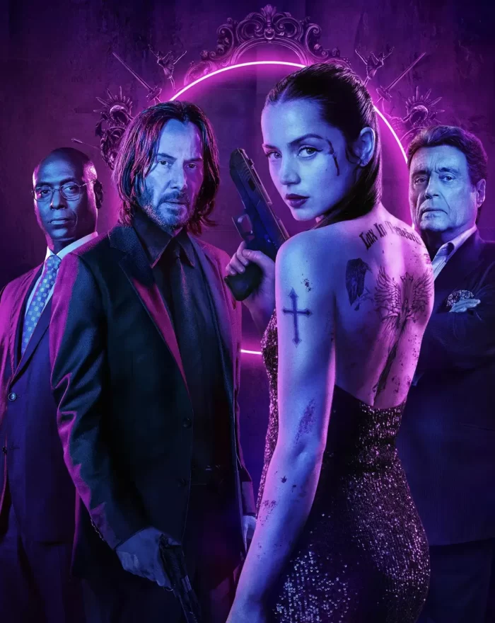 "Bailarina: Do Universo de John Wick" se passa durante os eventos de ‘John Wick 3: Parabellum‘ e acompanha Eve Macarro, que está começando seu treinamento nas tradições da organização Ruska Roma para se tornar uma assassina que buscará vingança contra aqueles que destruíram sua família.