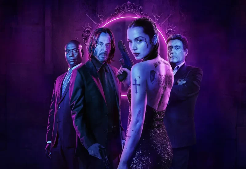 "Bailarina: Do Universo de John Wick" se passa durante os eventos de ‘John Wick 3: Parabellum‘ e acompanha Eve Macarro, que está começando seu treinamento nas tradições da organização Ruska Roma para se tornar uma assassina que buscará vingança contra aqueles que destruíram sua família.