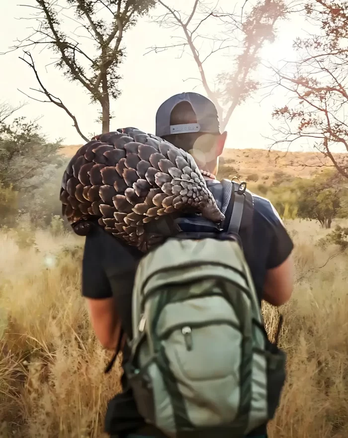 Em "Pangolim: A Viagem de Kulu", resgatado das mãos de caçadores, um filhote de pangolim embarca em uma jornada de volta à floresta com ajuda de um dedicado guardião humano neste documentário.