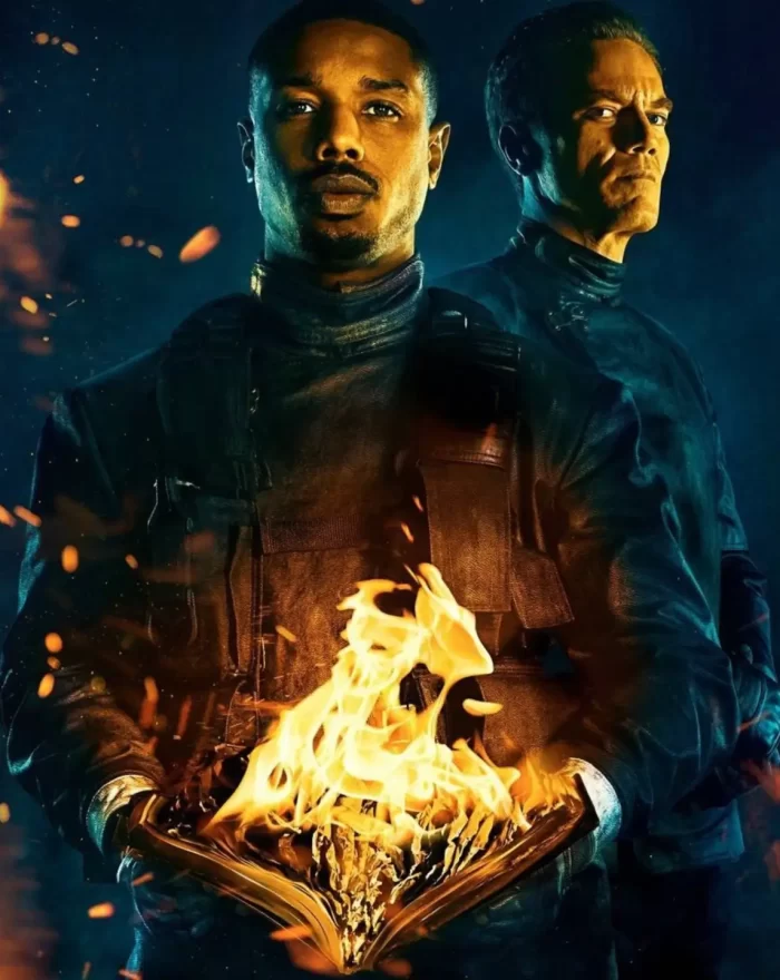 Em "Fahrenheit 451", num futuro alternativo dominado pela tecnologia, a posse de livros e a literatura são proibidas. Guy Montag é um bombeiro, sua principal missão é queimar todos os livros que existem até que não sobre mais nenhum deles. No entanto, ele conhece Clarisse McClellan, uma jovem misteriosa que faz com que ele comece a questionar suas atitudes e todo o sistema vigente. Com Michael B. Jordan, Michael Shannon, Sofia Boutella, Lilly Singh, Khandi Alexander, Martin Donovan, Dylan Taylor, Andy McQueen, Daniel Zolghadri, Keir Dullea, Lynne Griffin, Ted Whittall, Grace Kung, Ted Dykstra, Sean Jones, Saad Siddiqui, Hannah Cheesman, Katherine Cullen, Edsson Morales, Sean Robertson, Joanne Boland, Joe Pingue, Alison Smiley, Alex Spencer e Chad Camilleri.