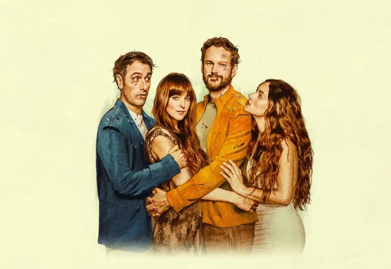 Em "Amores à Parte", Carey, vê sua vida virar de cabeça para baixo quando sua esposa Ashley pede o divórcio. Em busca de apoio, ele recorre aos amigos Julie e Paul, mas se surpreende ao descobrir que o segredo da felicidade do casal é um relacionamento aberto. Curioso e desesperado, Carey decide se aventurar, mas acaba ultrapassando todos os limites e levando a relação de todos eles à loucura. Com Dakota Johnson, Adria Arjona, Kyle Marvin, Michael Angelo Covino, Simon Webster, Charlie Gillespie, David Castañeda, O-T Fagbenle e Nahéma Ricci.