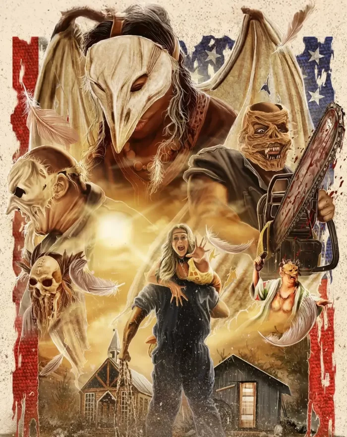 Em "Massacre 1976", um grupo de pessoas no deserto para uma sessão de fotos se depara com uma cidade abandonada chamada Savage. Mas eles não estão sozinhos. Uma família de psicopatas mascarados reivindicou Savage como seu e está empenhada em fazer jus ao seu nome. Com Adriane McLean, Gigi Gustin, Alex Dundas, Mark Justice, Bianca Jade Montalvo, Jed Rowen, Dazelle Yvette, Sarah French, Adam Bucci, Ben Kaplan e Andreas Robens.