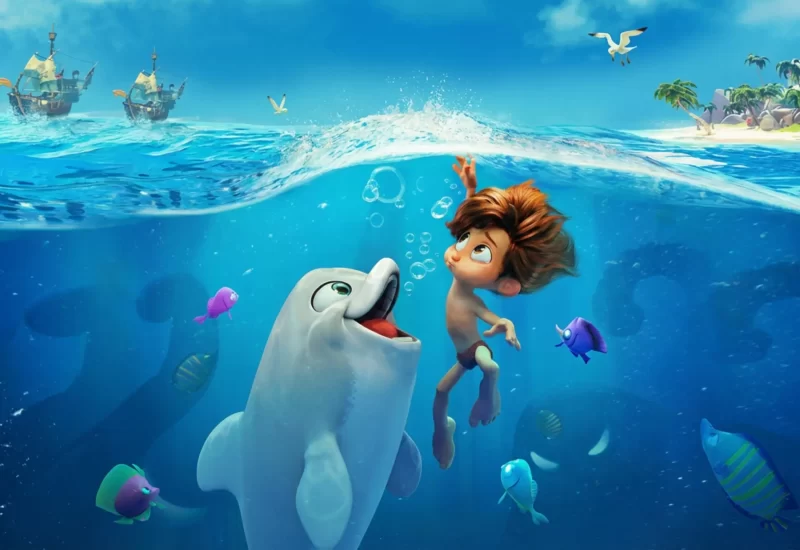 Em "O Menino Golfinho", o golfinho Bola de Neve resgata um menino que sobreviveu a um acidente de avião e a partir daí os dois se tornam inseparáveis, mas um dia o garoto decide procurar sua mãe. Em meio à busca, ele precisa enfrentar um polvo malvado que aparece em seu caminho.