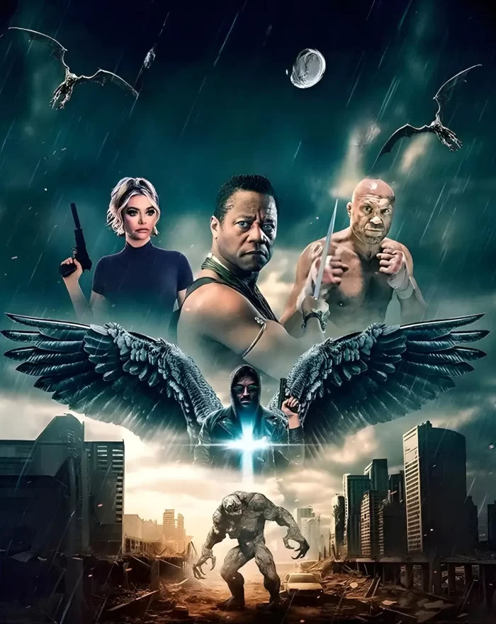 Em "Anjos Caídos: Guerreiros da Paz", Gabriel, um veterano da Guerra do Iraque, vive atormentado pelas memórias do conflito e pela perda de sua fé. Sua rotina é interrompida quando Balthazar, um enigmático aliado, o convoca para uma missão de extrema importância. Juntos, eles enfrentam Miguel, um arcanjo caído que planeja ressuscitar um exército de mortos para subjugar a humanidade. Para deter essa ameaça, Gabriel reúne seus antigos companheiros de batalha, formando uma equipe de guerreiros dispostos a enfrentar o mal em nome da paz. - Anjos Caídos & Guerreiros da Paz - é uma jornada épica que combina ação intensa, elementos sobrenaturais e uma reflexão profunda sobre fé e redenção. Com Josh Burdett, Cuba Gooding Jr., Denise Richards, Korrina Rico, Silvio Simac, Don Luka Khimshiashvili, Tehran Von Ghasri, Caitlin O'Connor e Monib Abhat.