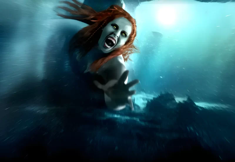 Em "O Encanto da Sereia", o Dr. Eric Prince é um arqueólogo que faz uma descoberta significativa em uma ilha no Caribe: provas de uma civilização pré-histórica avançada. Durante suas pesquisas, ele conhece Aurora Bey, uma mulher misteriosa e encantadora, e rapidamente se apaixona por ela. No entanto, a chegada de Aurora coincide com avistamentos de sereias e desaparecimentos inexplicáveis na região. Quando seu mentor, Dr. Ashley, chega à ilha, ele revela a verdadeira identidade de Aurora: uma sereia predadora que necessita de um sacrifício humano para cumprir uma antiga maldição. Eric enfrenta um dilema entre seguir os conselhos de seu mentor ou sucumbir ao amor e ao poder sedutor de Aurora, arriscando liberar forças malignas no mundo. Com Lydia Helen, Mike Markoff, Jeff Denton, Leigh Scott, Wayne Gordon, Sean-Michael Argo, Winston Crooke, Manon Laurent, Samuel Selman e Thomas Downey.