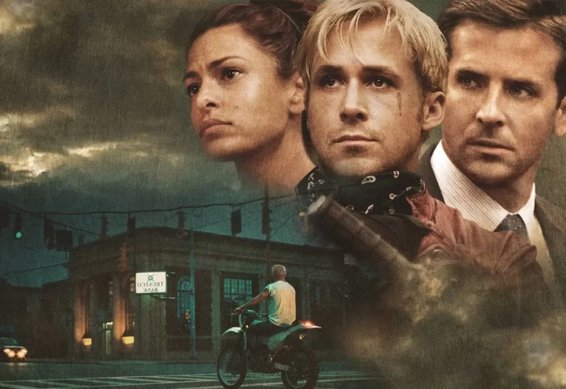Em "O Lugar Onde Tudo Termina", Luke é um motociclista acrobata e, quando descobre que tem um filho recém-nascido com sua ex-namorada, começa a roubar bancos para sustentar a família. Com Ryan Gosling, Bradley Cooper, Eva Mendes, Rose Byrne, Ray Liotta, Dane DeHaan, Emory Cohen, Mahershala Ali e Bruce Greenwood.