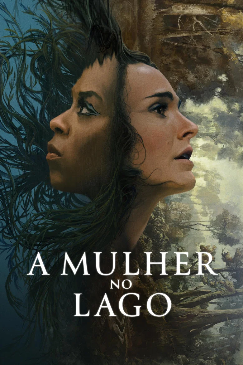 Capa de A Mulher no Lago