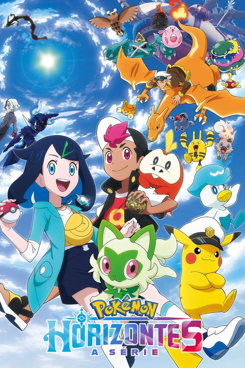 Capa de A Série Pokemon Horizontes