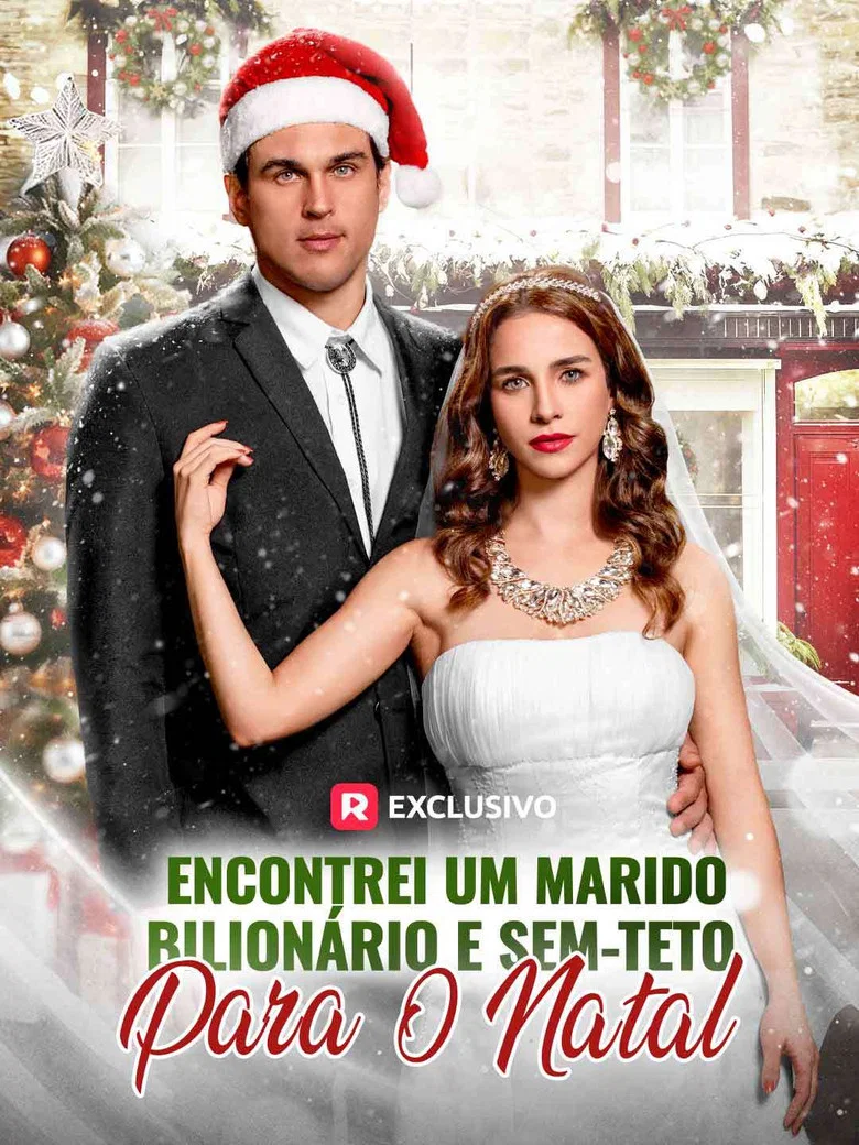 Capa de Encontrei um Marido Multimilionario Sem teto para o Natal
